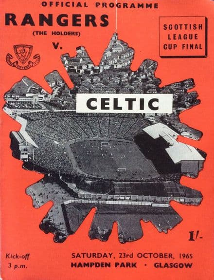 Rangers v Celtic, Scottish Lge Cup F (1965, Oct 23rd)