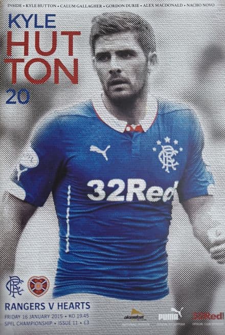 Rangers v Hearts (2015, Jan 16th)