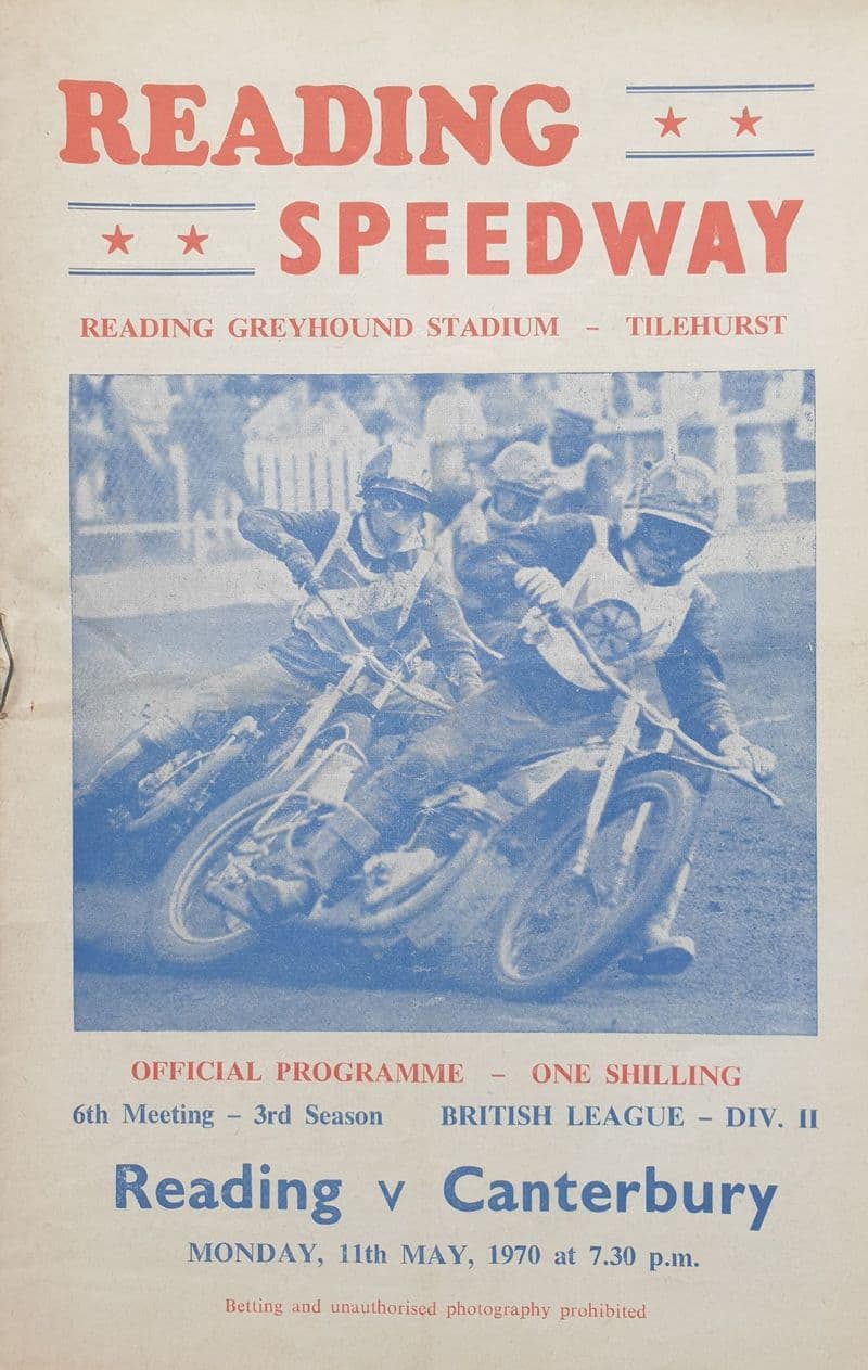 Reading v Canterbury (1970, May 11th)