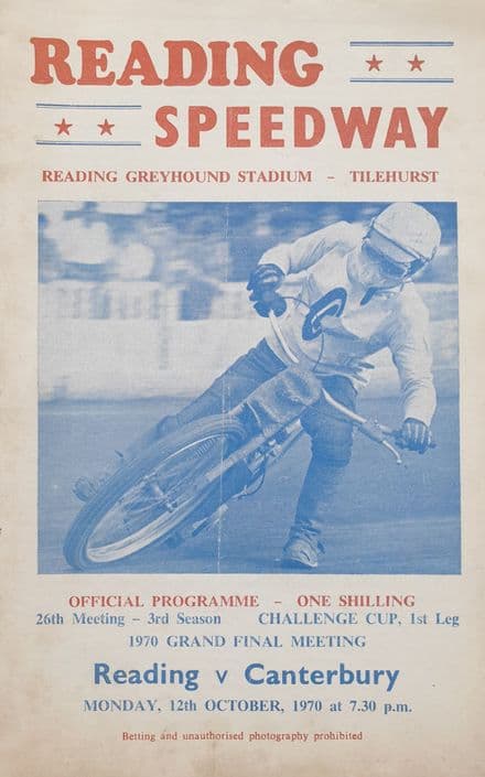 Reading v Canterbury (1970, Oct 12th)