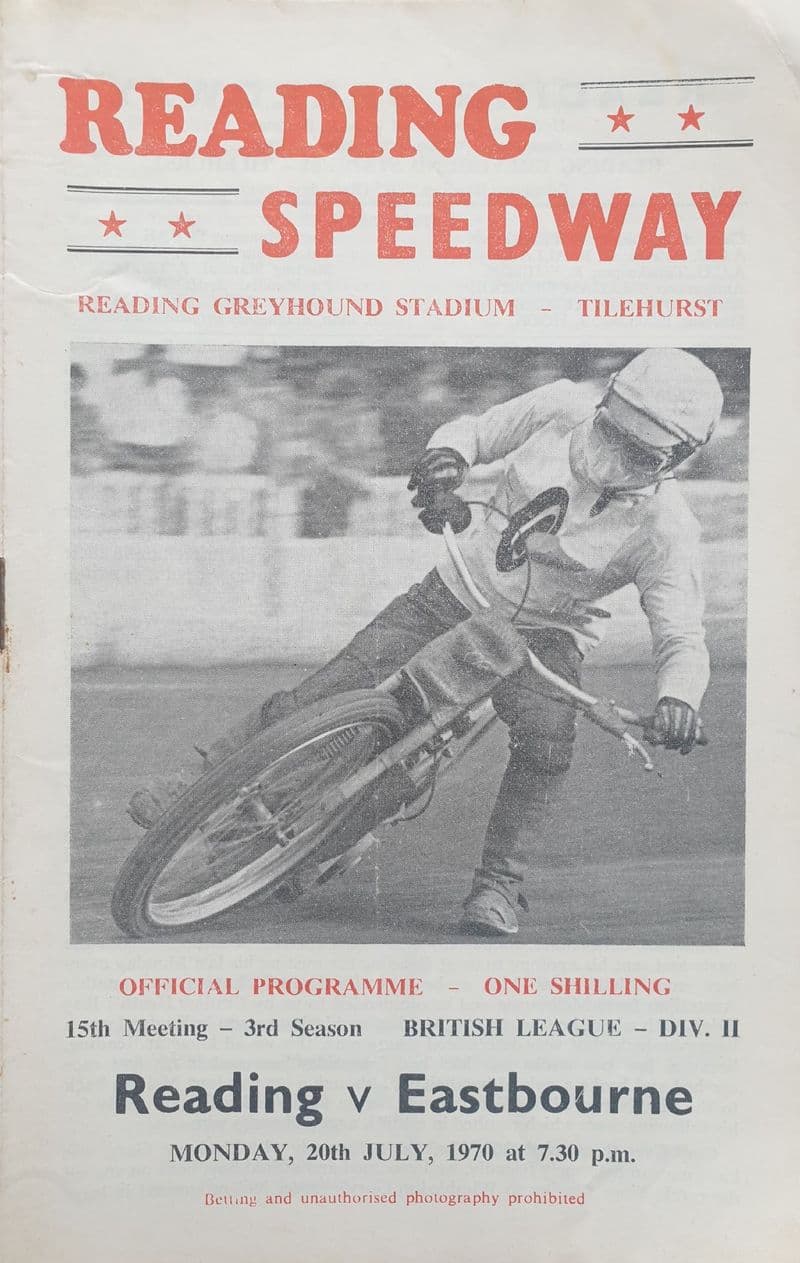 Reading v Eastbourne (1970, Jul 20th)