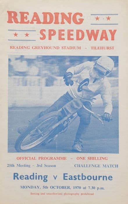 Reading v Eastbourne (1970, Oct 5th)