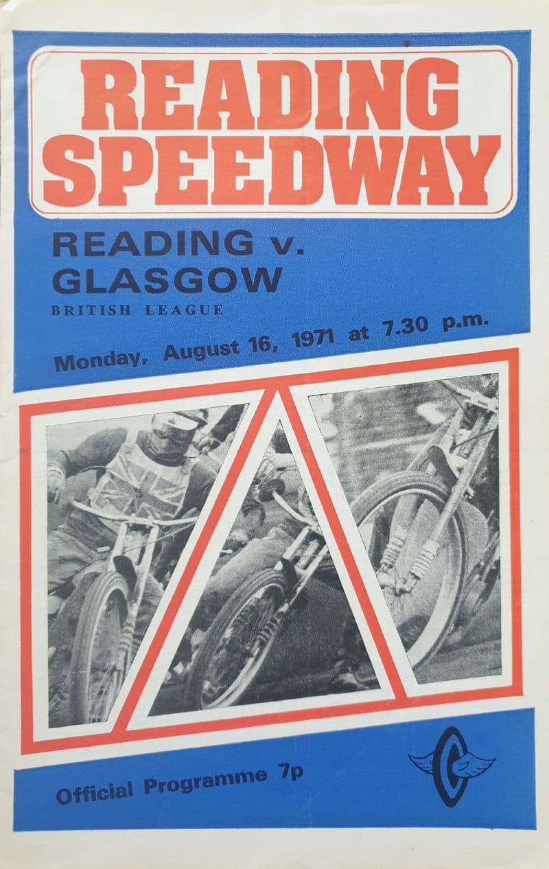 Reading v Glasgow (1971, Aug 16th) and Results Page
