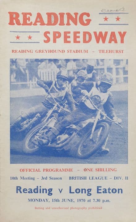 Reading v Long Eaton (1970, Jun 15)