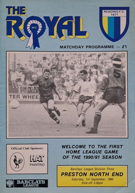 Reading v Preston, Div 3 (1990, Sep 1st)