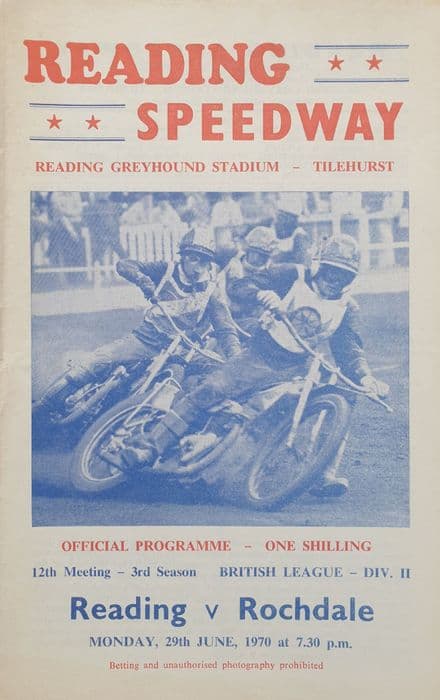 Reading v Rochdale (1970, Jun 29th)