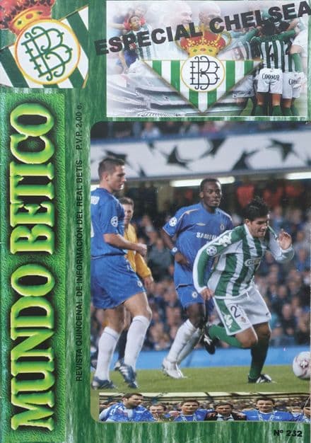 Real Betis v Chelsea, Champions League (2005, Nov 1st)
