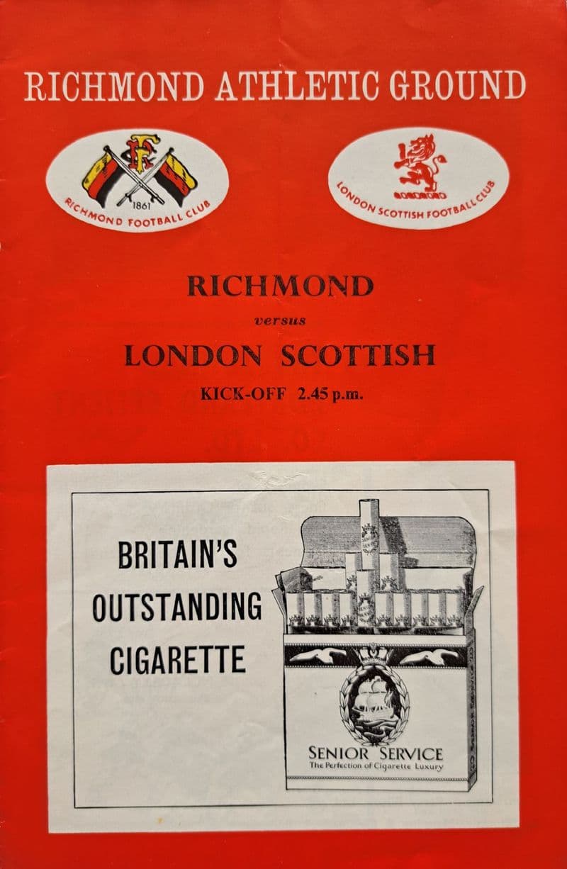 Richmond v London Scottish (1963, Nov 16th)