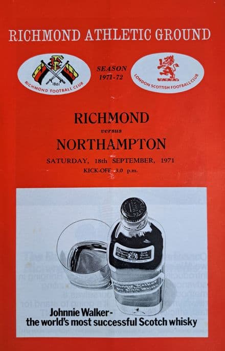 Richmond v Northampton (1971, Sep 17th)