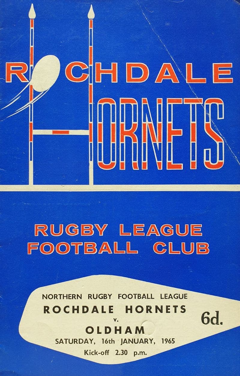 Rochdale Hornets v Oldham (1965, Jan 16th)