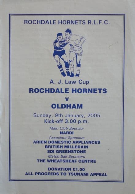Rochdale Hornets v Oldham (2005, Jan 9th)