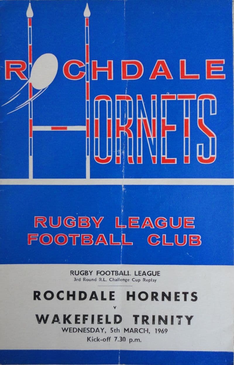 Rochdale Hornets v Wakefield Trinity (1969, Mar 5th)
