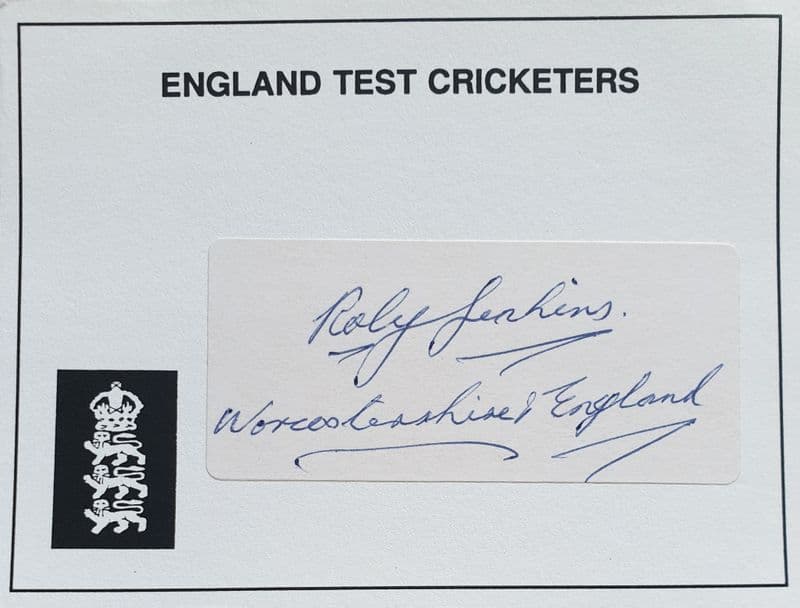 Roly Jenkins Autograph