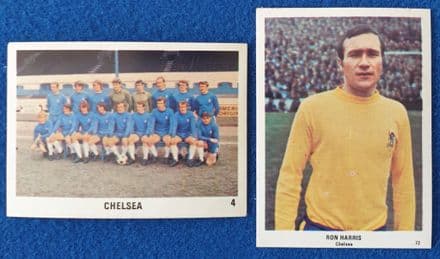 Ron Harris & Chelsea (Football Swap Cards)