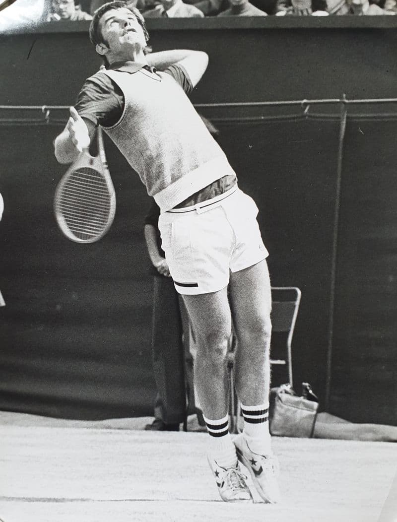 Roscoe Tanner Press Photo, Wimbledon