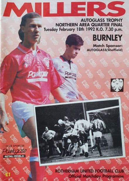 Rotherham v Burnley, Autoglass (1992, Feb 18th)