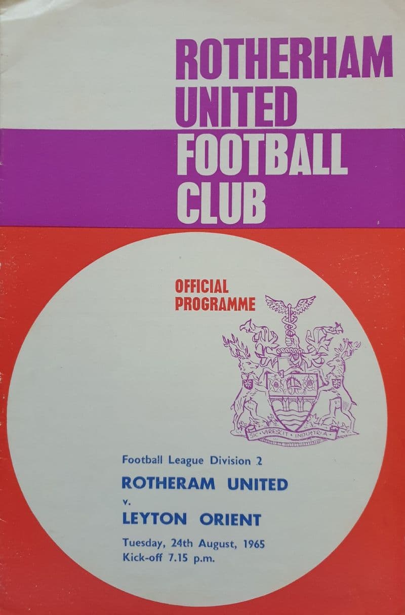 Rotherham v Leyton Orient, Div 2 (1965, Aug 24th)