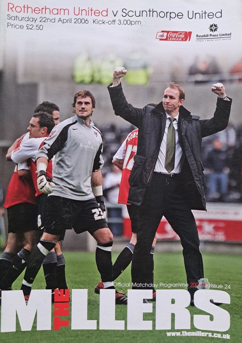 Rotherham v Scunthorpe, Lge 1 (2006, Apr 22nd)