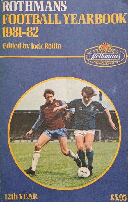 Rothmans Football Yearbook 1981-82 ed by Jack Rollin