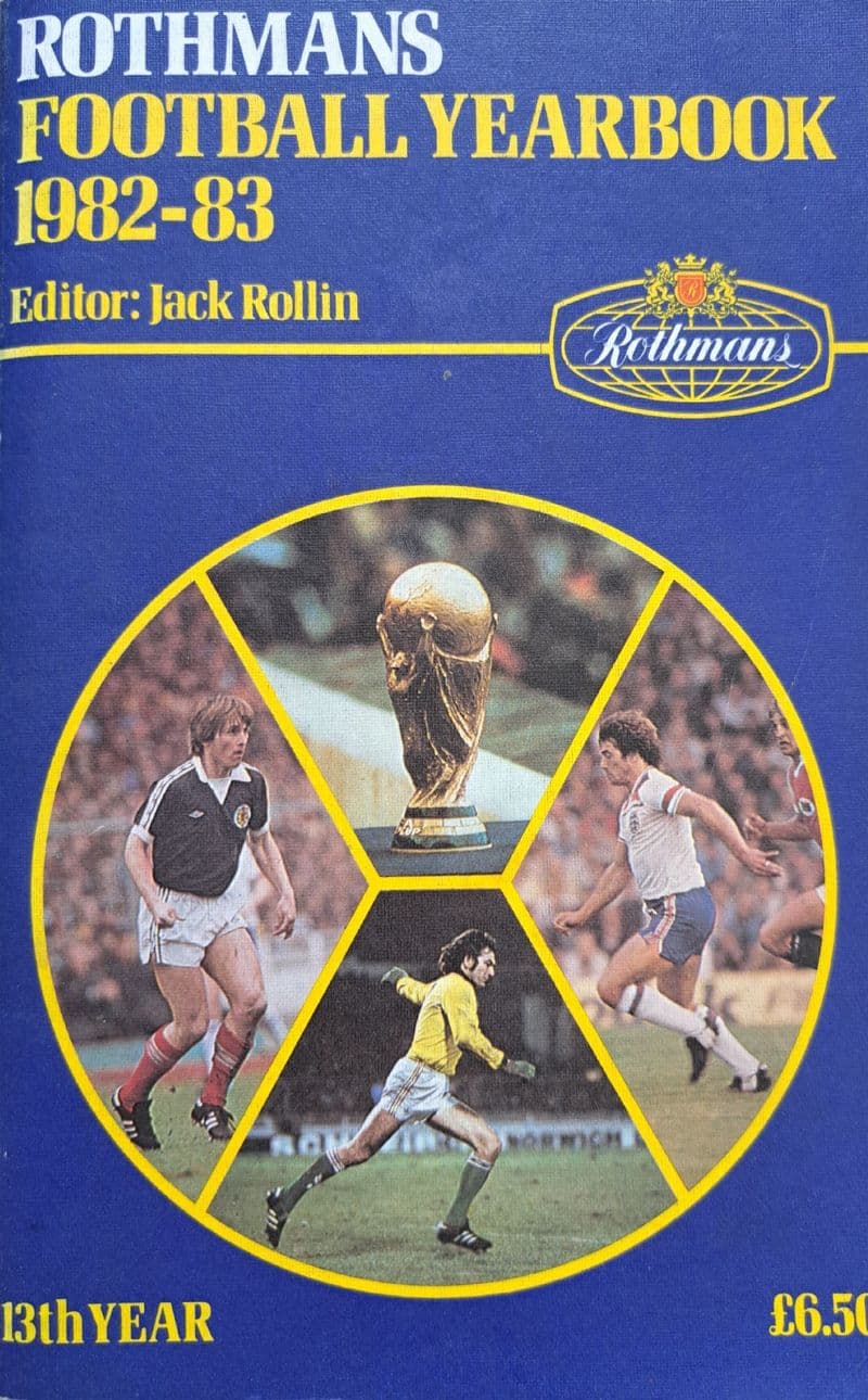 Rothmans Football Yearbook 1982-83 ed by Jack Rollin