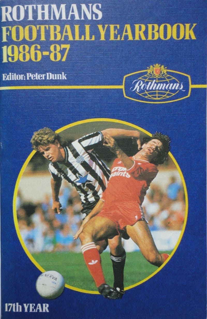 Rothmans Football Yearbook 1986-87 ed by Peter Dunk