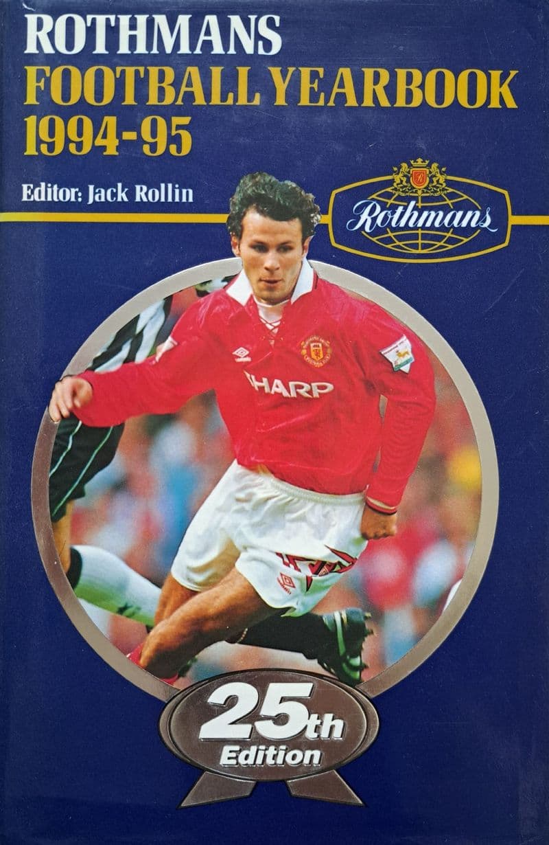 Rothmans Football Yearbook 1994-95 ed by Jack Rollin (Hardback)