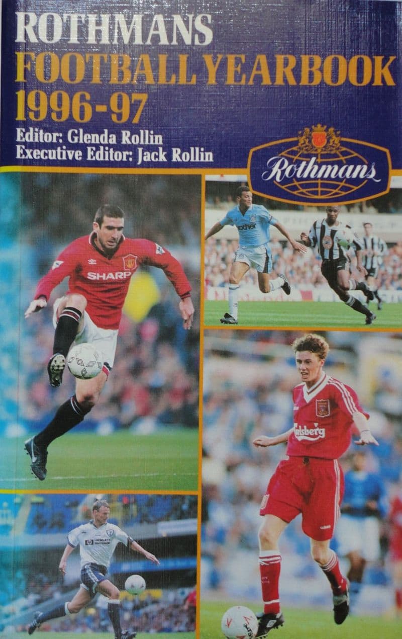 Rothmans Football Yearbook 1996-1997 ed by Glenda & Jack Rollin