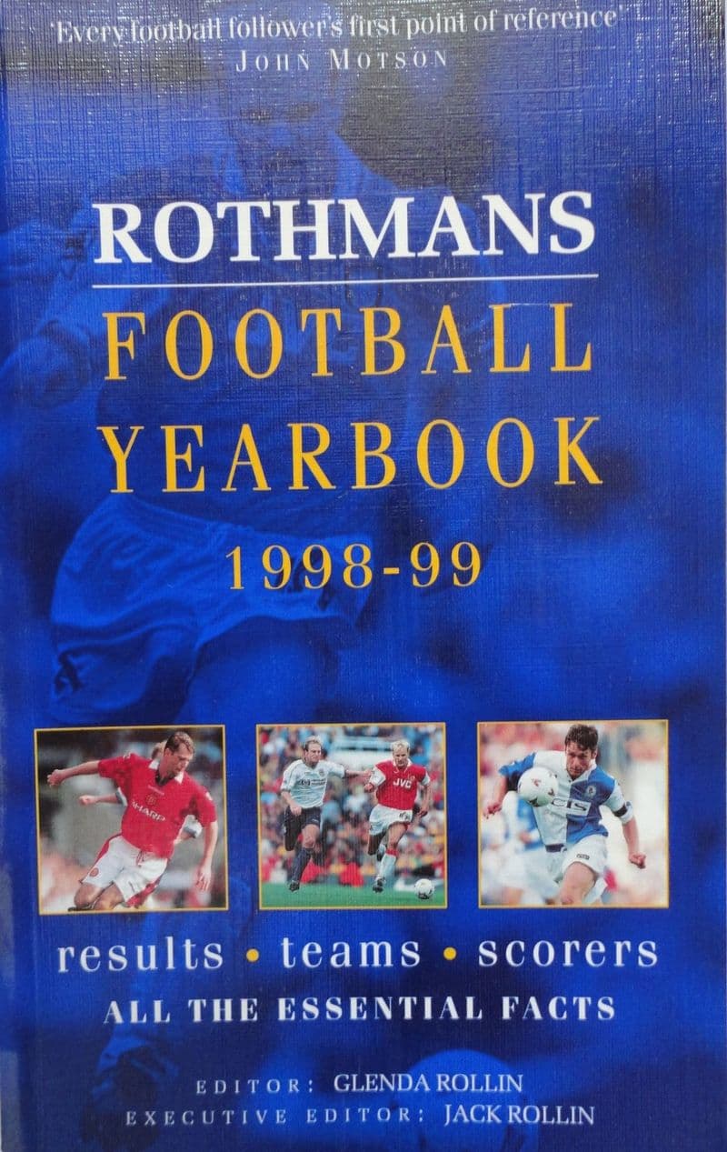 Rothmans Football Yearbook 1998-1999 ed by Glenda & Jack Rollin