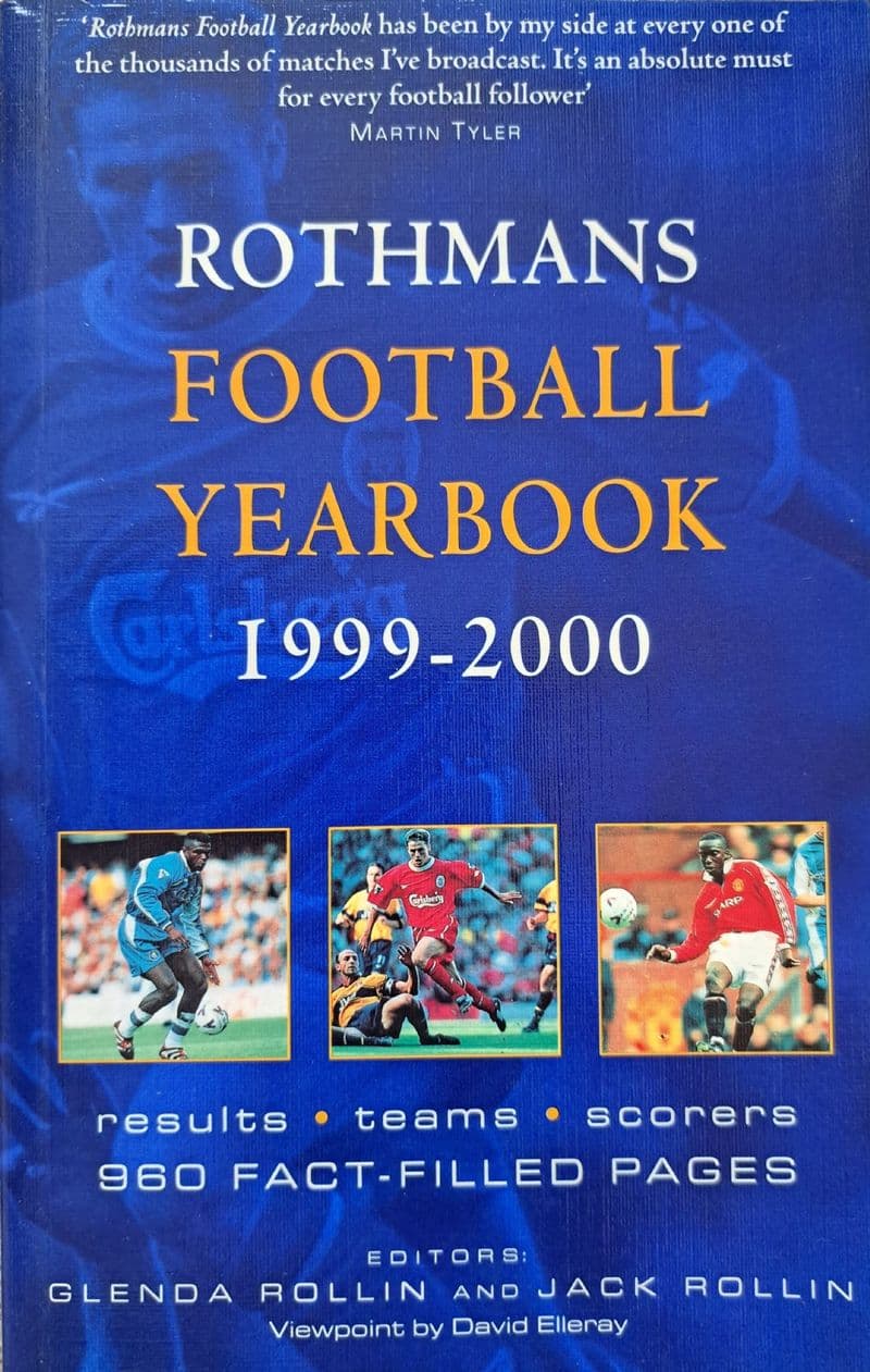 Rothmans Football Yearbook 1999-2000 ed by Glenda & Jack Rollin