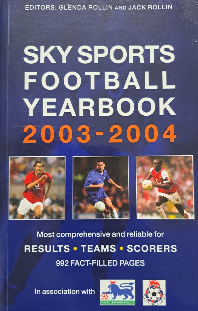 Rothmans Football Yearbook 2003-2004 ed by Glenda & Jack Rollin