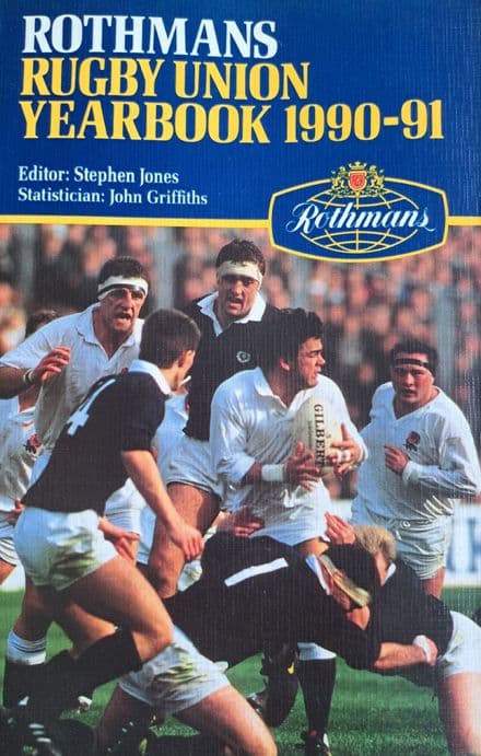 Rothmans Rugby Union Yearbook 1990-91 ed by Stephen Jones