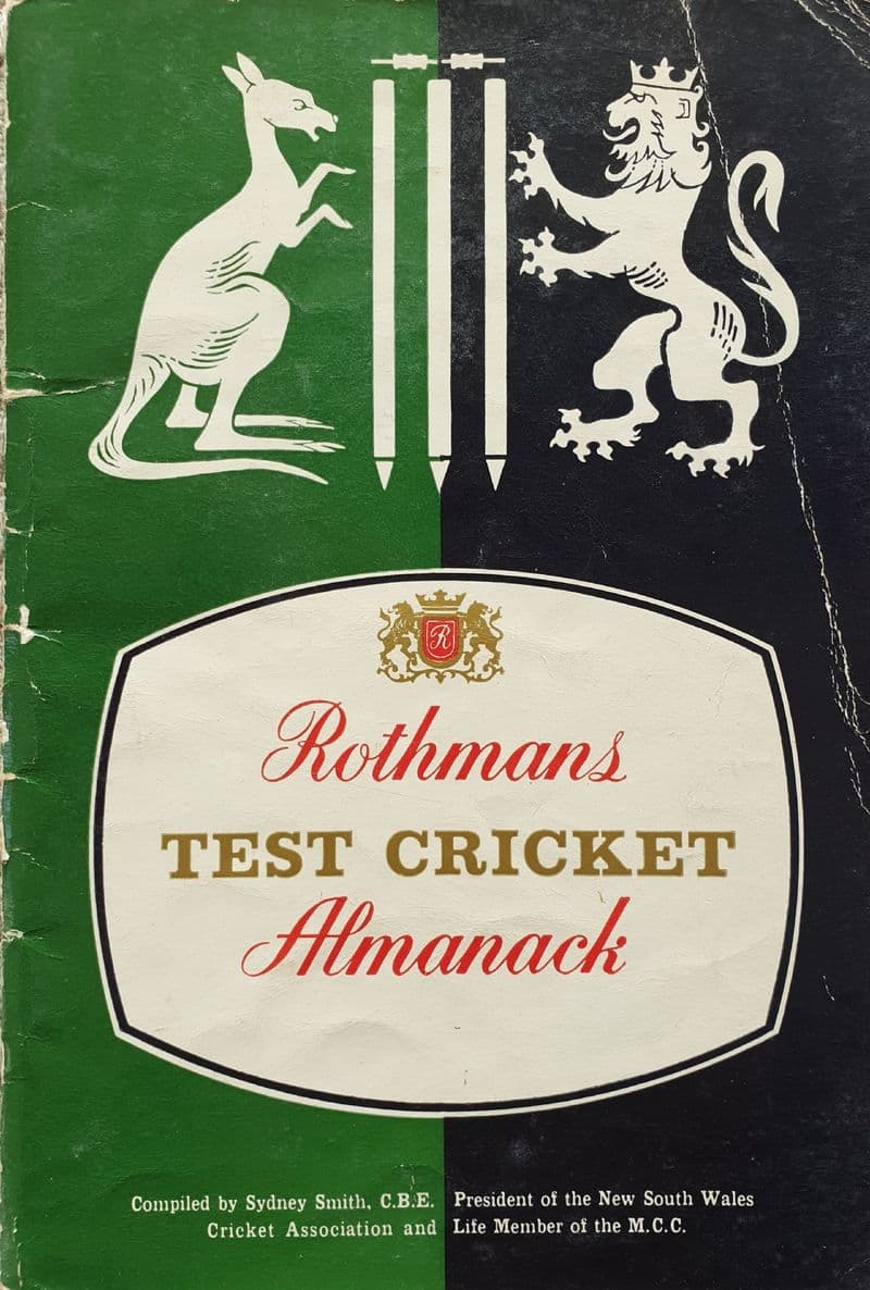Rothmans Test Cricket Almanack 1961 England v Australia (Fair Copy)