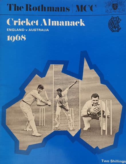 Rothmans Test Cricket Almanack 1968 England v Australia