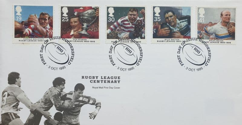 Rugby League Centenary First Day Cover 1995 (Royal Mail)