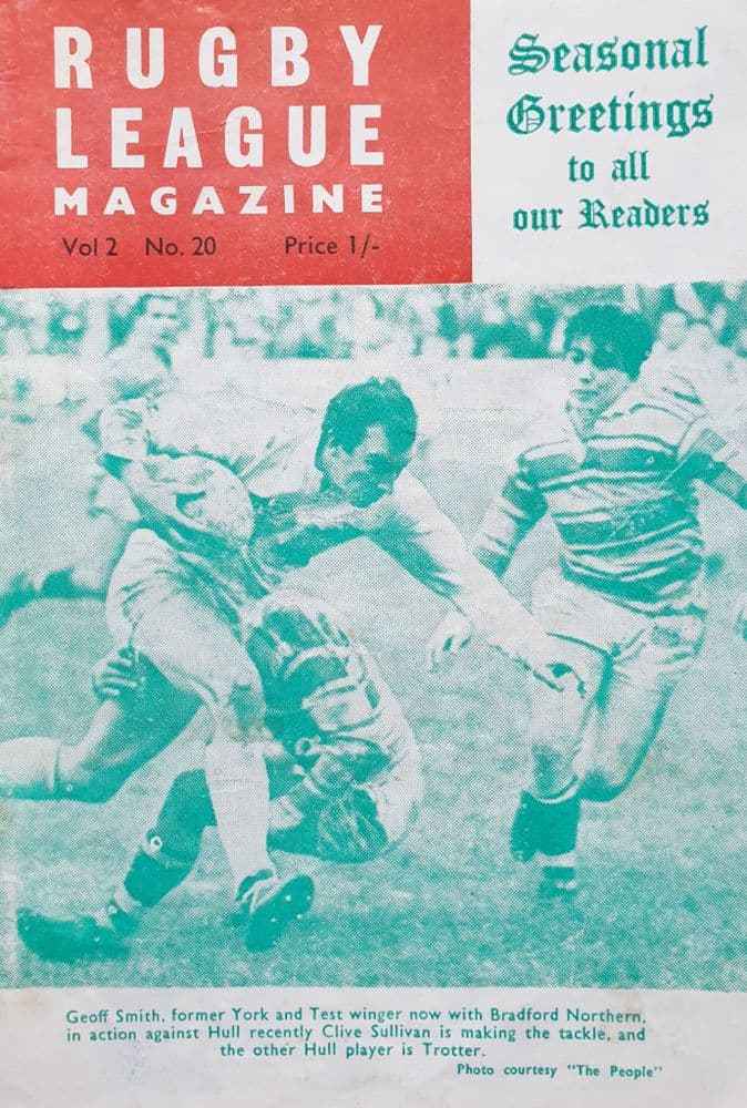 Nrl Magazine Rugby League Magazine Vol 2 No 20 1966 Dec