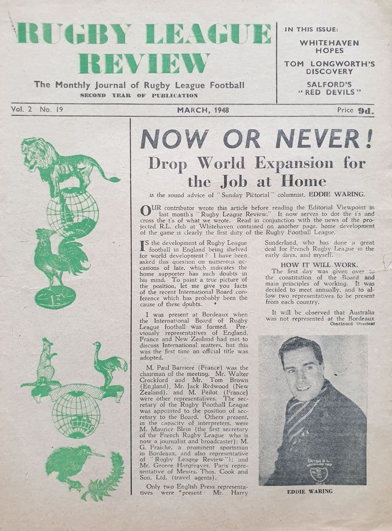 Rugby League Review Vol 2 No 19 (1948 Mar)