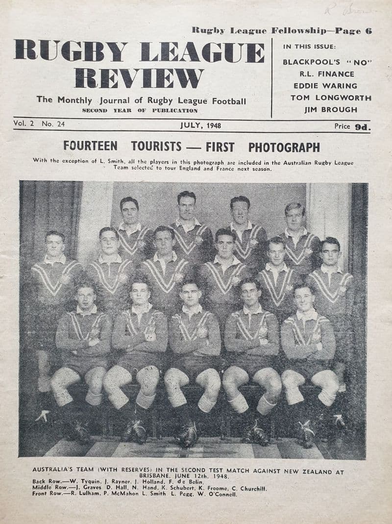 Rugby League Review Vol 2 No 24 (1948 Jul)