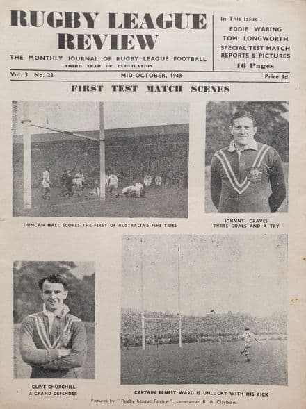 Rugby League Review Vol 3 No 28 (1948 Mid-Oct)