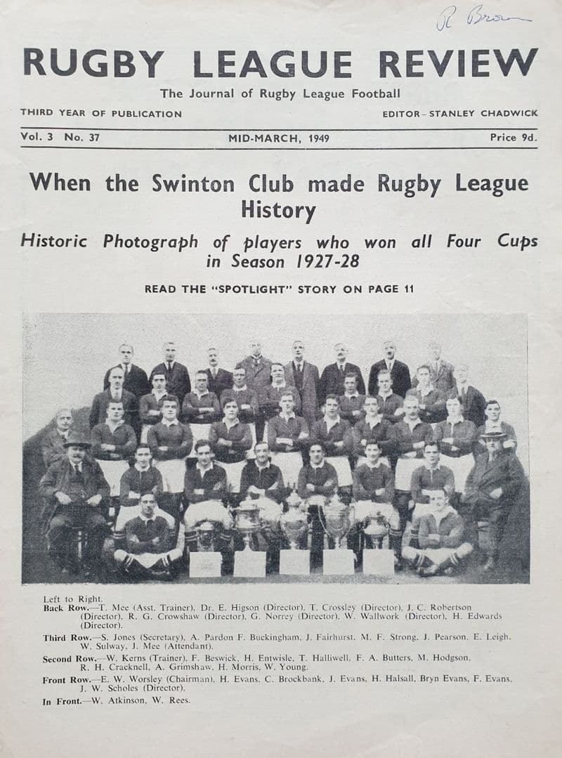 Rugby League Review Vol 3 No 37 (1949 Mid-Mar)