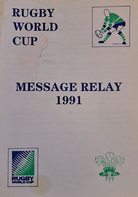 Rugby World Cup 1991 Message Relay