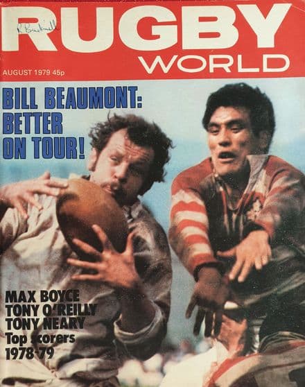 Rugby World Vol 19 No 8 (1979 Aug)