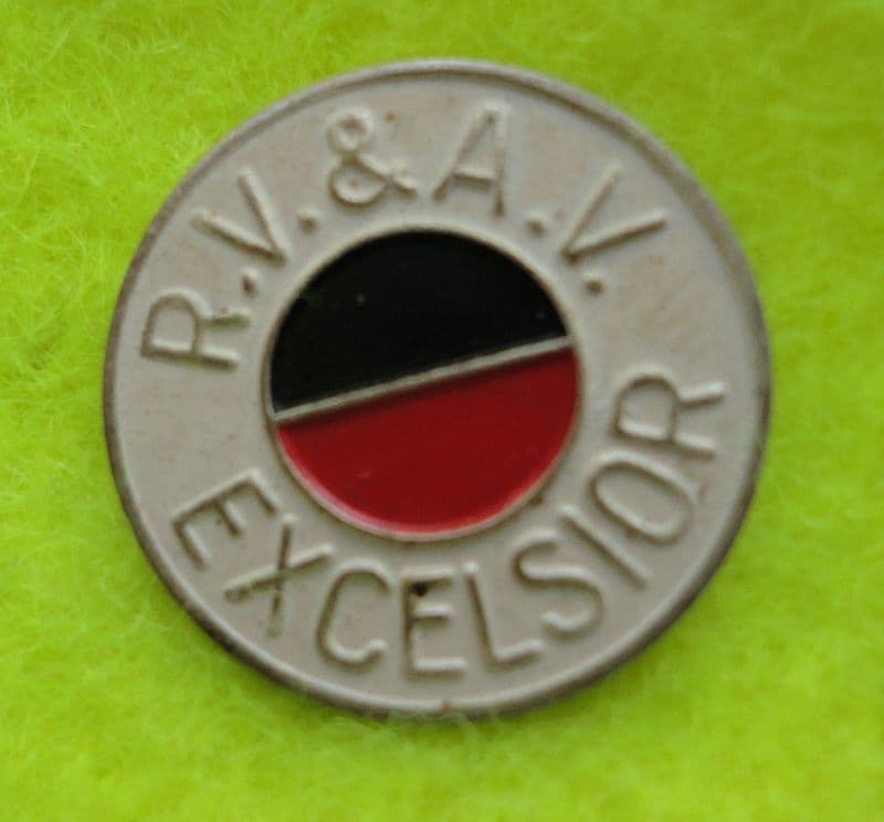 RV & AV Excelsior Enamel Stick Pin