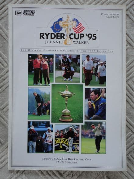 Ryder Cup Official Magazine 1995