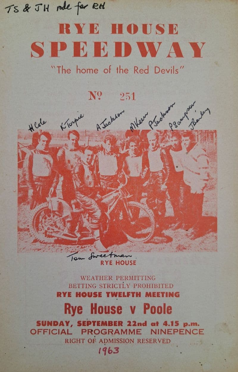 Rye House v Poole (1963, Sep 22nd)