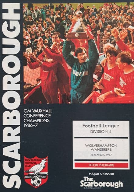 Scarborough v Wolves, Div 4 (1987, Aug 15th)