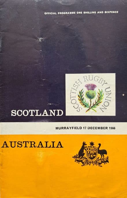 Scotland v Australia (1966, Dec 17th)