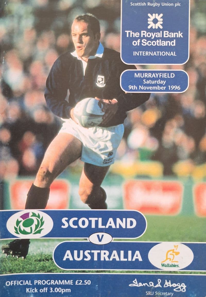 Scotland v Australia (1996, Nov 9th)