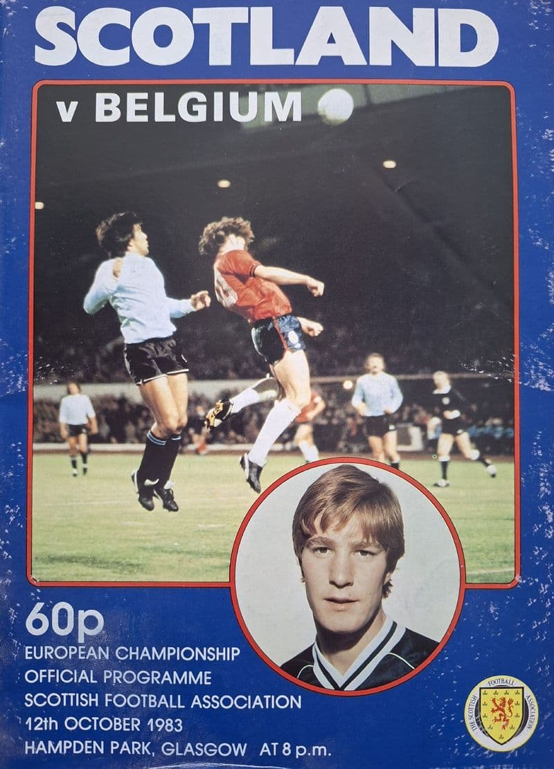 Scotland v Belgium, Euro Champ Qual (1983, Oct 12th)