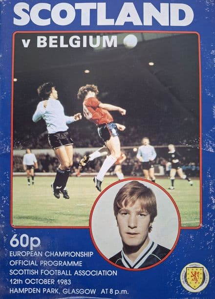 Scotland v Belgium, Euro Champ Qual (1983, Oct 12th)
