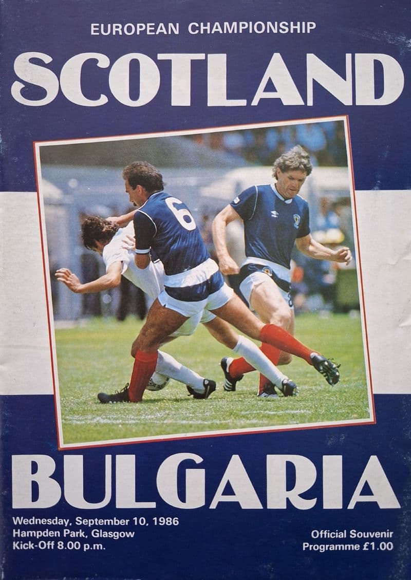 Scotland v Bulgaria, Euro Champ Qual (1986, Sep 10th)